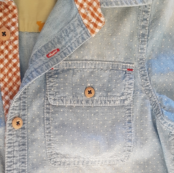 Matilda Jane Clothing- Chambray Button Up - Picture 6 of 6